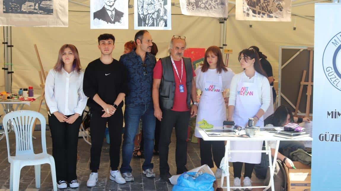 Sanatçımız Mehmet Ali DOĞAN ile Art Meydan Ankara Kültür Yolu Festivaline Öğrencilerimiz katıldılar